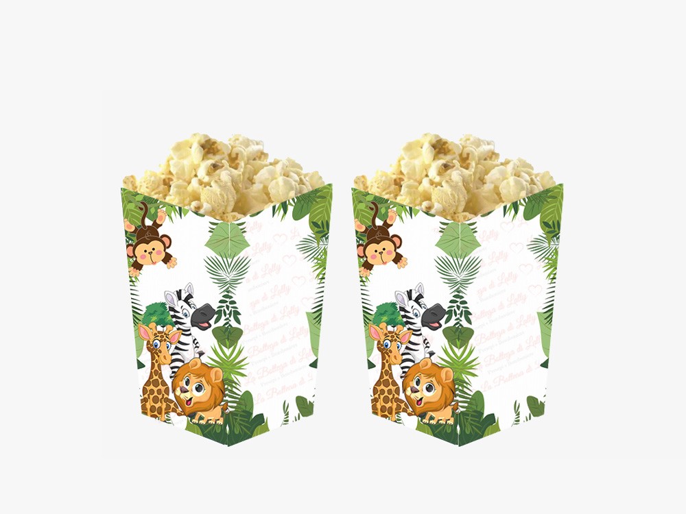 Scatola Popcorn personalizzata tema Spazio