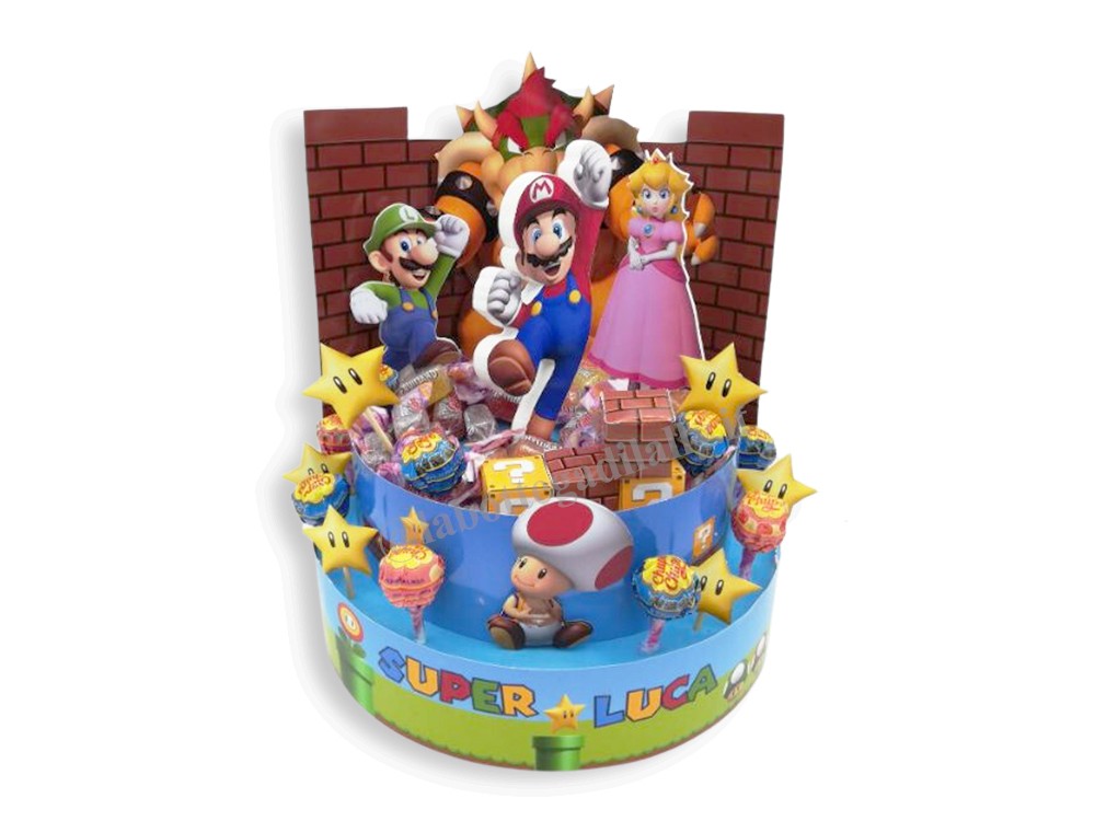 Torta Personalizzata Super Mario - La Bottega di Lally